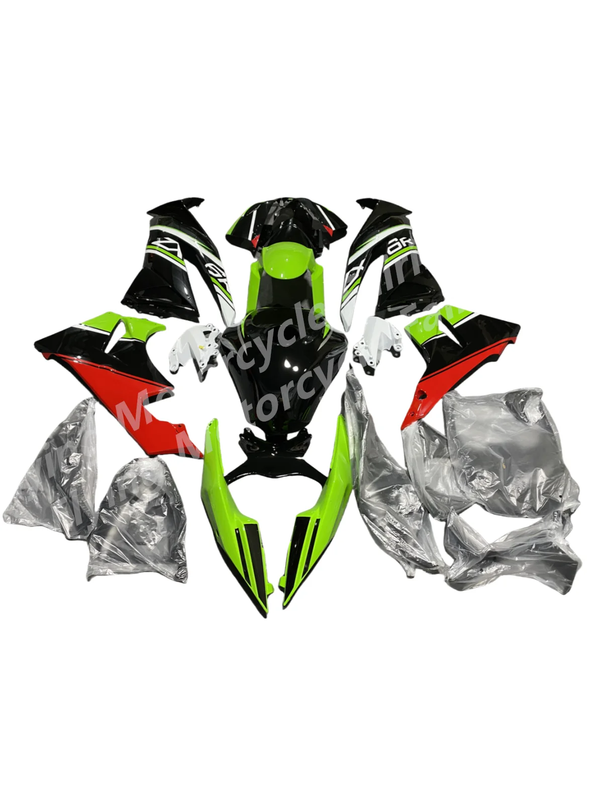 For KAWASAKI ZX6R 636 2009 2010 2011 2012 Bodywork Fairing Kit ZX 6R 09 10 11 12 Complete Motorcycle Fairings green black