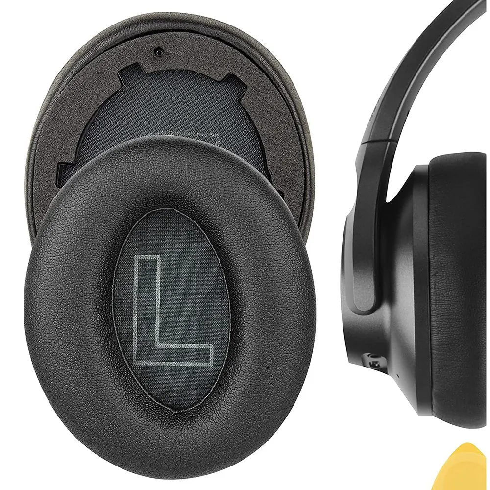 2 pezzi di cuscinetti auricolari di ricambio in pelle proteica per Anker Soundcore Life Q20, auricolari per cuffie Q20BT