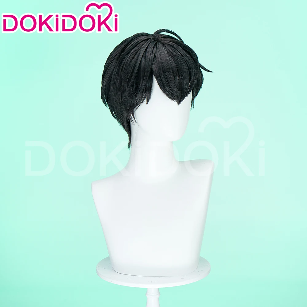 Hamin Wig Virtual Group PLAVE Cosplay Wig DokiDoki Men 32cm Short Black Hair Hamin Cosplay Free Wig Cap Halloween