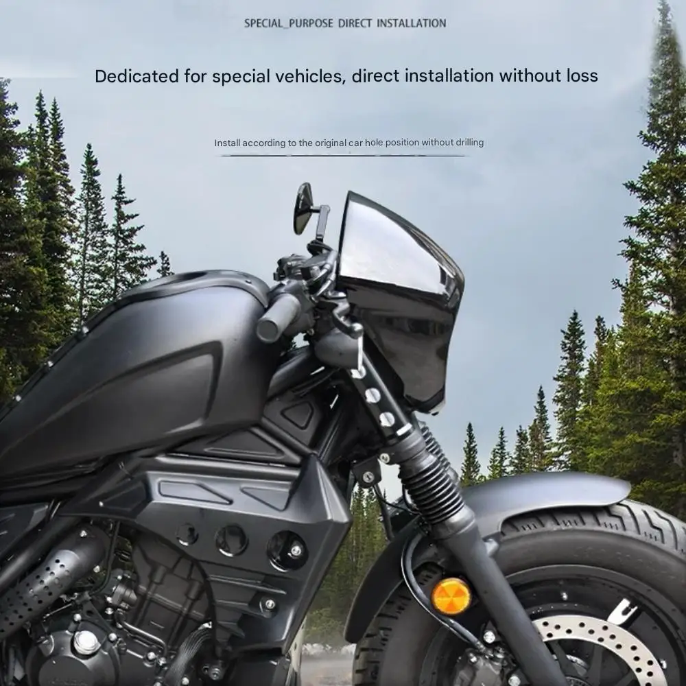 Крышка фары REBEL CM300, переднее лобовое стекло, крышка фары, ретро-стиль, воздушный дефлектор, защитный корпус 300 см, см 300