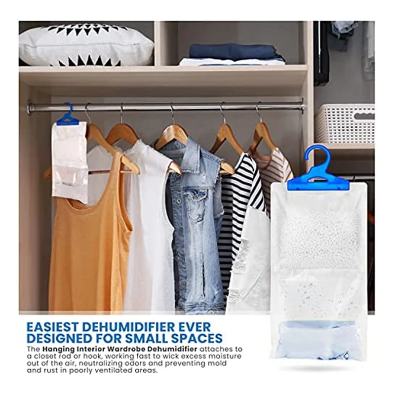 Promotion! Wardrobe Moisture Absorber 20 Pack Hanging Dehumidifier Against Moisture Anti-Mould