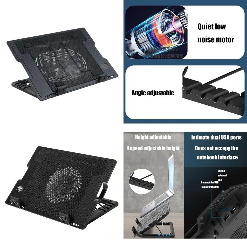 

652f ноутбук охлаждающая подушка для ноутбука охлаждающая наставка для ноутбука для ноутбуков для ноутбуков 11-18 дюймов для