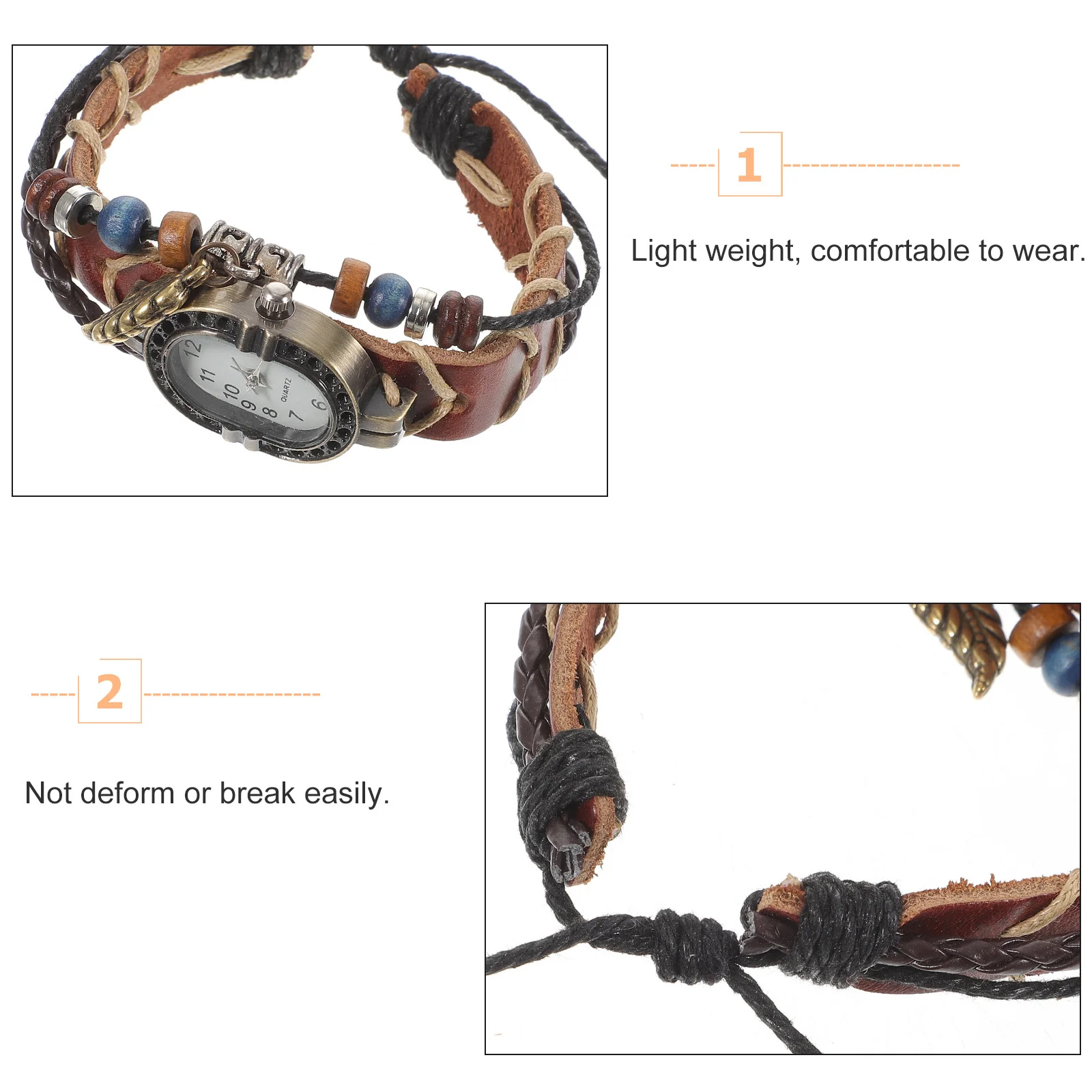 1 Uds reloj de cuarzo Vintage correa ajustable reloj de pulsera Casual elegante reloj de pulsera de moda para hombres y mujeres