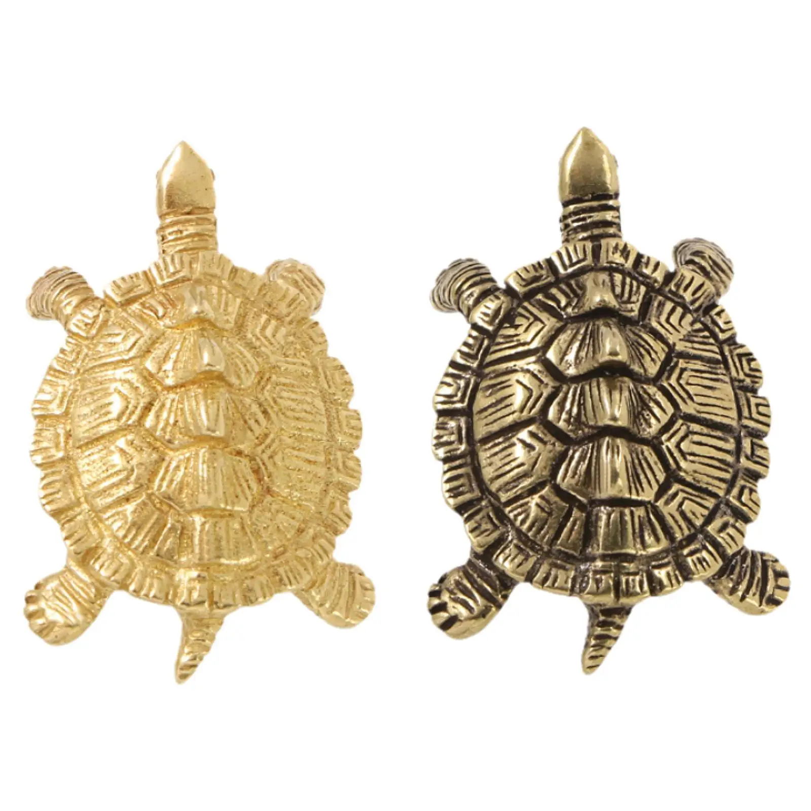 Turtle Figurine Drawer Handle Drawer Knob Cabinet Hardware Brass Metal Single