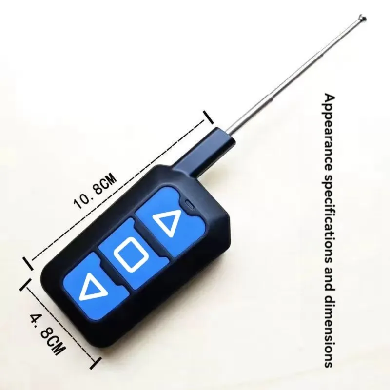 

B24B Cloned 433Mhz Remote Control Oversized Buttons, Version 21 Cm Antenna, Long-Distance Design For Garage Door Operation