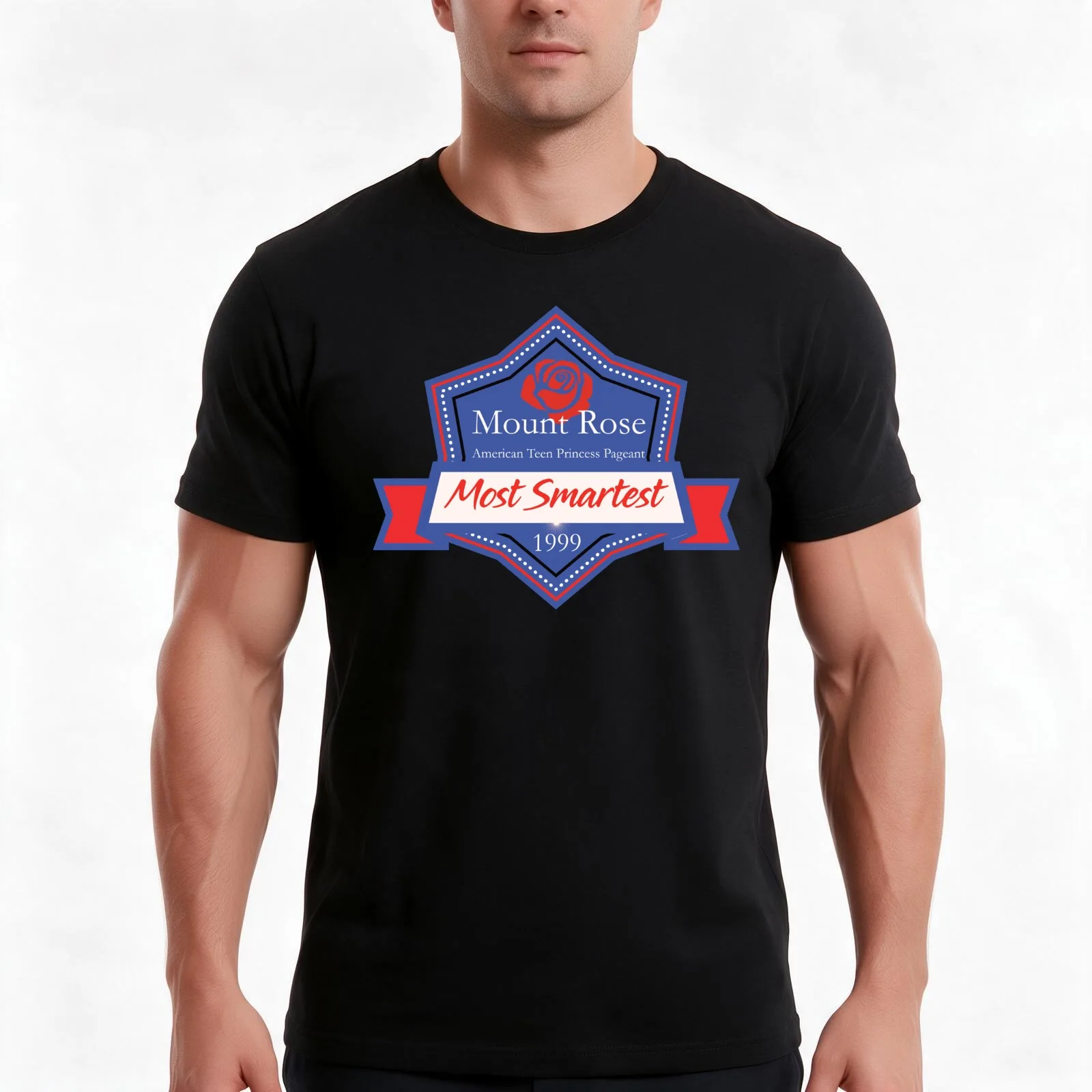 Mount Rose Most Smartest T-Shirt Summer Casual Cotton Tee Oversized Streetwear Tops Vintage Graphic Print Unisex Men Women