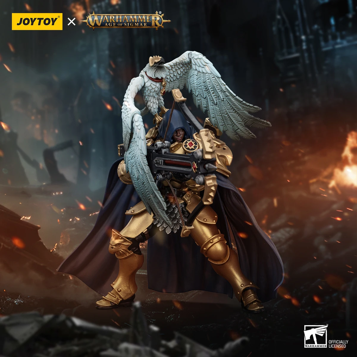 

[IN STOCK] JOYTOY Warhammer 40k 1/18 Action Figure Stormcast Eternals The Blacktalons Shakana Goldenblade Anime Model Toys