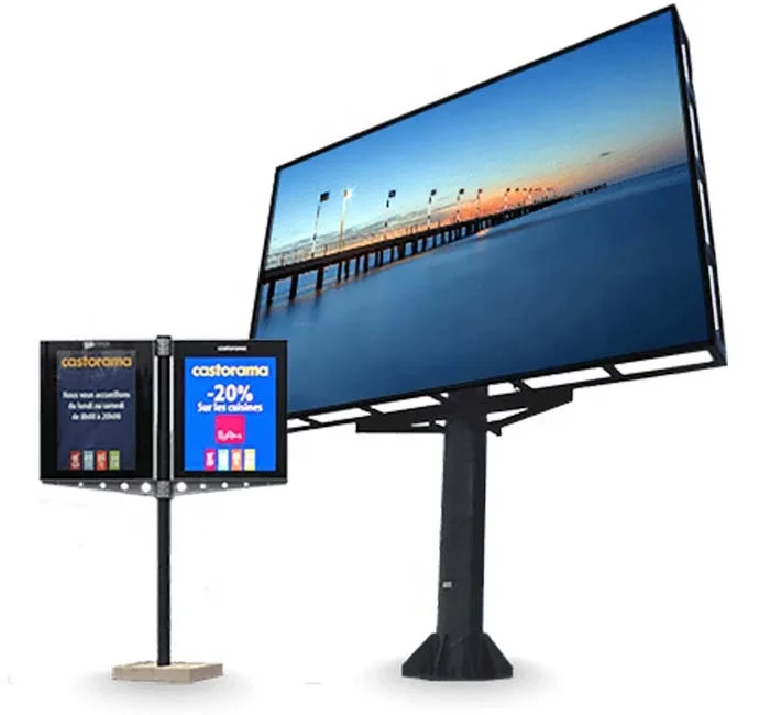 Pantalla LED UHLED de Instalación Fija, Panel de Cartelería para Exteriores, 6000cd P8 P10, Impermeable IP66, Pantalla LED para Publicidad en Exteriores