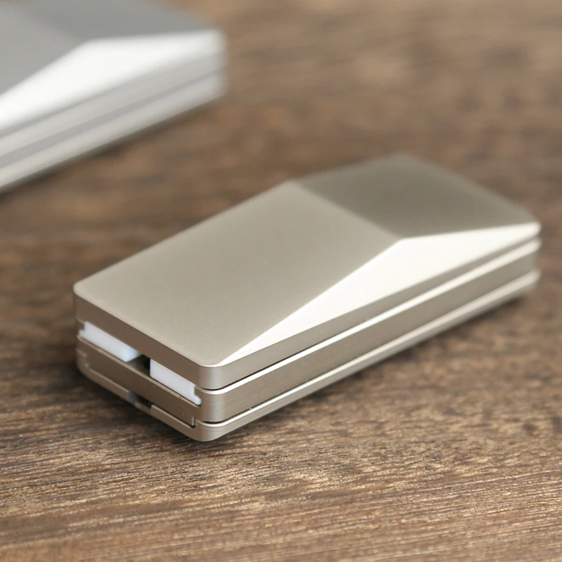 لاقط الفولاذ المقاوم للصدأ الميكانيكية المنزلق EDC ألعاب متململة الميكانيكية تململ المنزلق مكتب الإجهاد الإغاثة لعب الكبار هدية