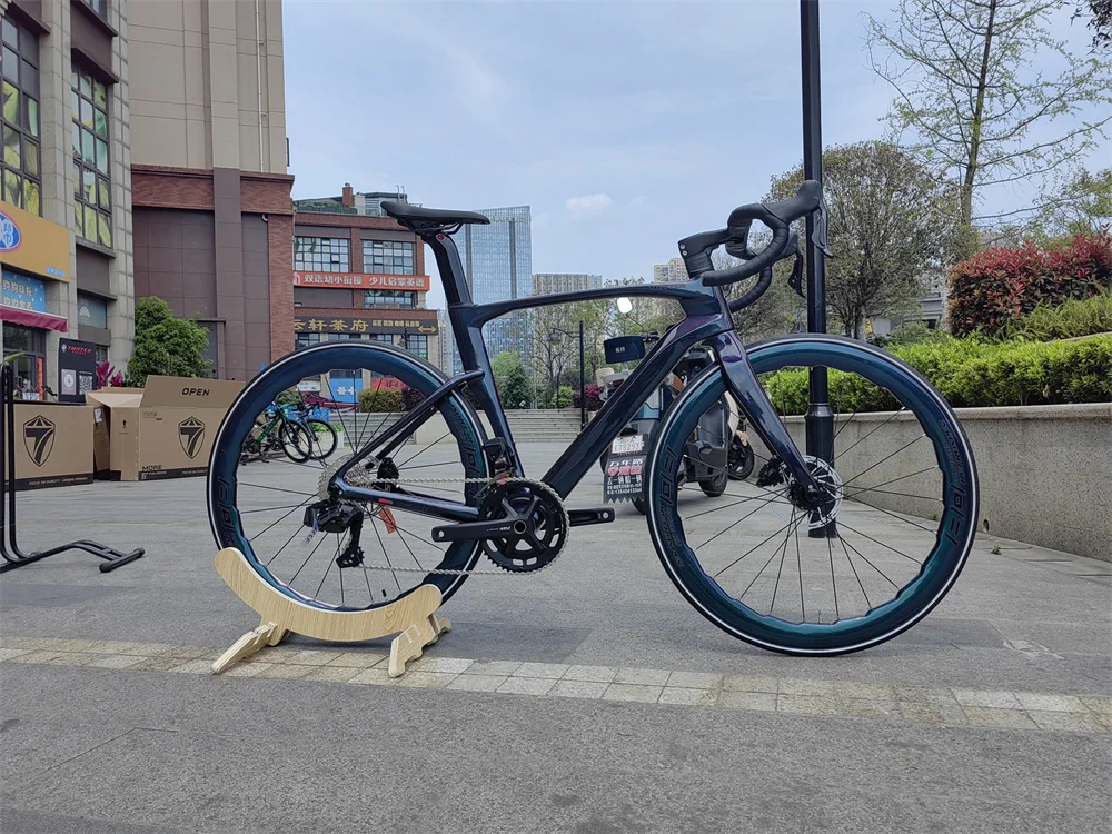 

TWITTER Tornado Ultimate EDS TX7100 Электронная трансмиссия 24 скорости, внутренний кабель, дорожный велосипед из углеродного волокна, гидравлический масляный дисковый тормоз