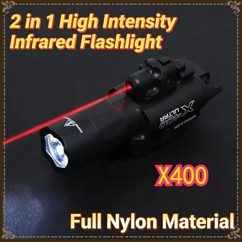 

Модернизированный светодиодный стробоскоп X300U/X400 (2026) – совместим с 20-мм планками, для страйкбола и охоты, подвесное исполнение для улучшенной видимости