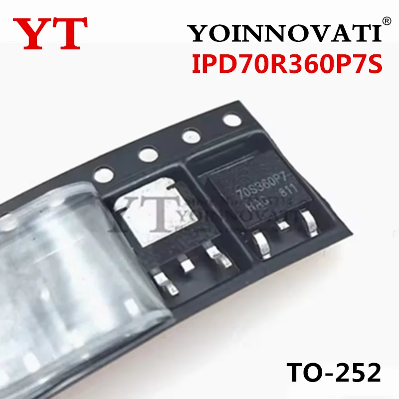 10Pcs IPD70R360P7S 70S360P7 IPD70R600P7S 70S600P7  700V 34A