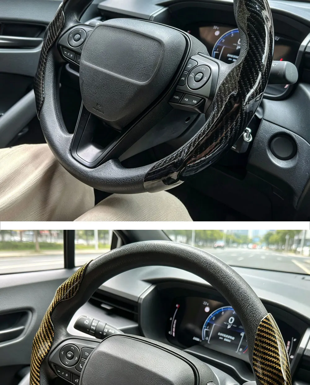 Fellmaterial-Lenkradbezug Zubehör für Hyundai I10 I20 I30 Kona Ioniq 5 Santafe Genesis GV80 Bh NEXO Sonata – Detail 7