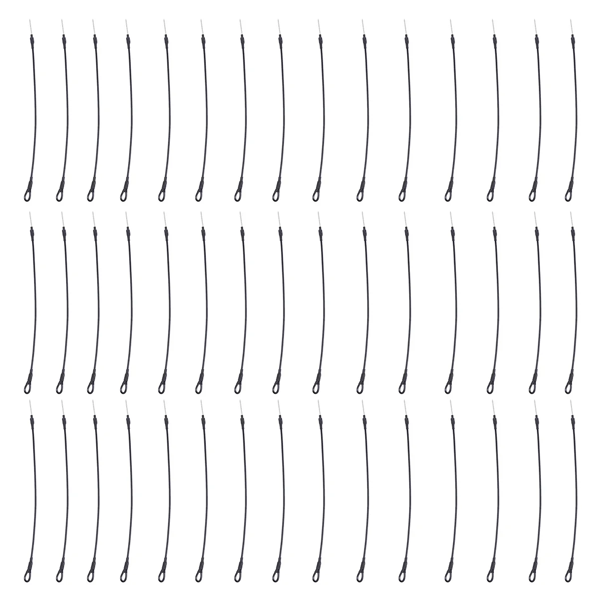 

100Pcs Safety Wire for Loss Prevention Clothing Anti-Theft Lanyard Rope with Loop Secure Tag Attachment Security Lanyards