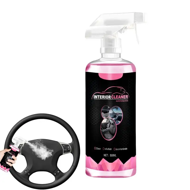 

Car Interior Cleaner 500ml All-Purpose Inside Car Cleaner Vehicle Interior Cleaner Car Interior Cleaner Spray Inside Car &