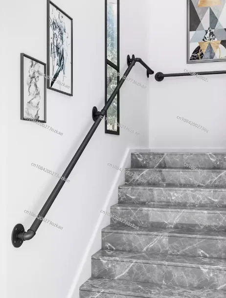 Handrails for Indoor Stairs for Stairs Steps,Metal Non-Slip, Easy Install, Outdoor, Porch Deck Hand Rail, 1-3m