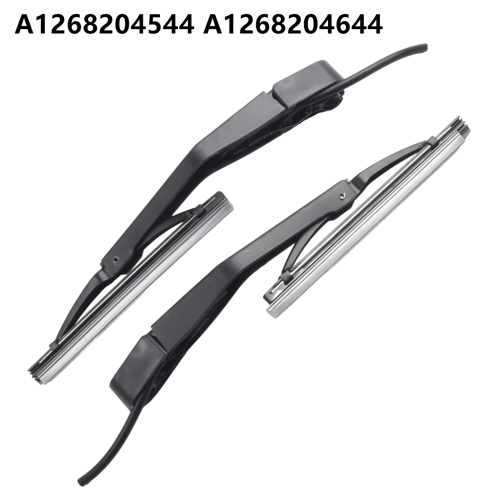 1Pair Car Headlight Wiper Blade Left Right For Mercedes W126 A1268204544 A1268204644 Headlight Wiper Arms Windscreen Wipers