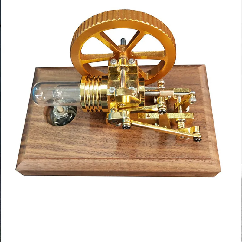 

Stirling Engine Kit Physics Class Puzzle Coaxial Swing Arm Stirling Technology Interest Cultivation Model Engine Teaching Toy