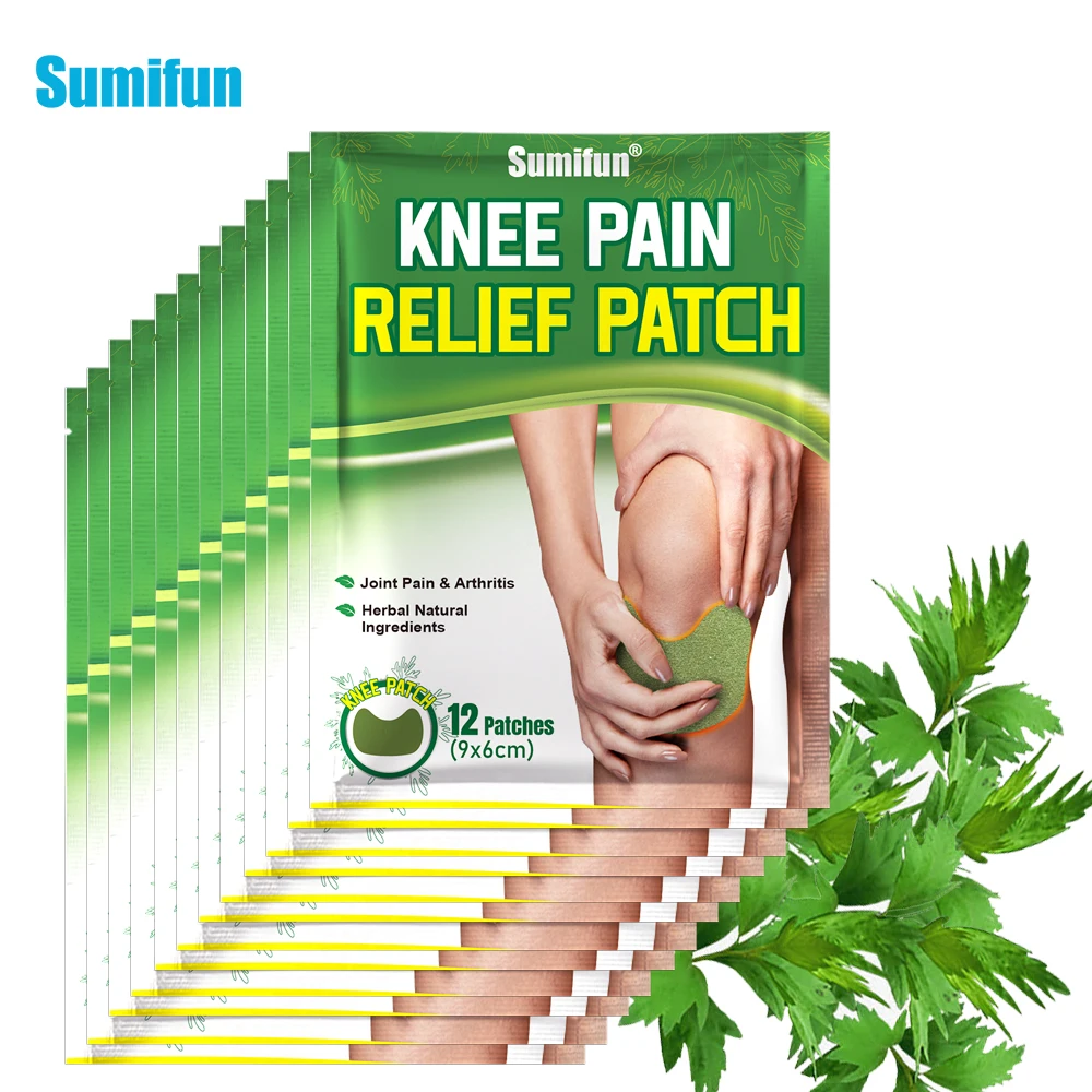 

60/96/120Pcs Wormwood Knee Patch Sumifun Rheumatoid Arthritis Pain Relief Medical Plaster Joint Muscle Analgesic Massage Sticker