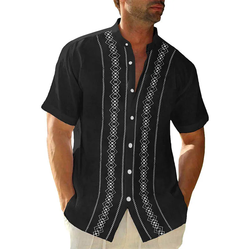 2024 Trendy Hot Selling Men\'s Shirt Top Summer Short Sleeve Casual Fashion Hawaiian Shirt High Quality Large Size XS-5XL