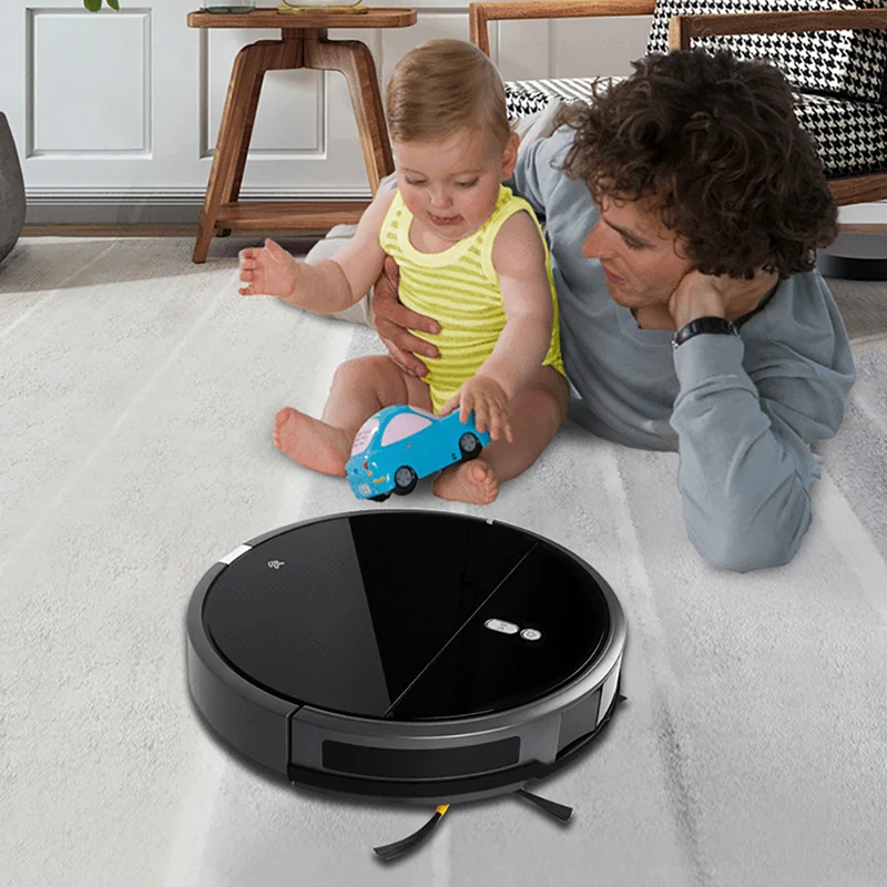 

Robot Vacuum Cleaner for Home Wet&Dry 2 in 1 Vacuum Robotic Cleaner Pet Hair APP Voice Remote Control Anti-Drop
