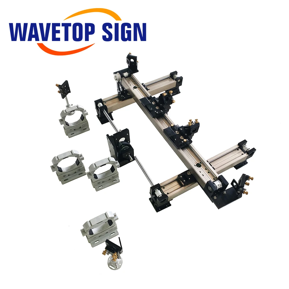 WaveTopSign مجموعة الأجزاء الميكانيكية 1600x1000 مللي متر مجموعات القضبان المنزلقة الداخلية قطع الغيار لتقوم بها بنفسك 1610 CO2 آلة قطع النقش بالليزر