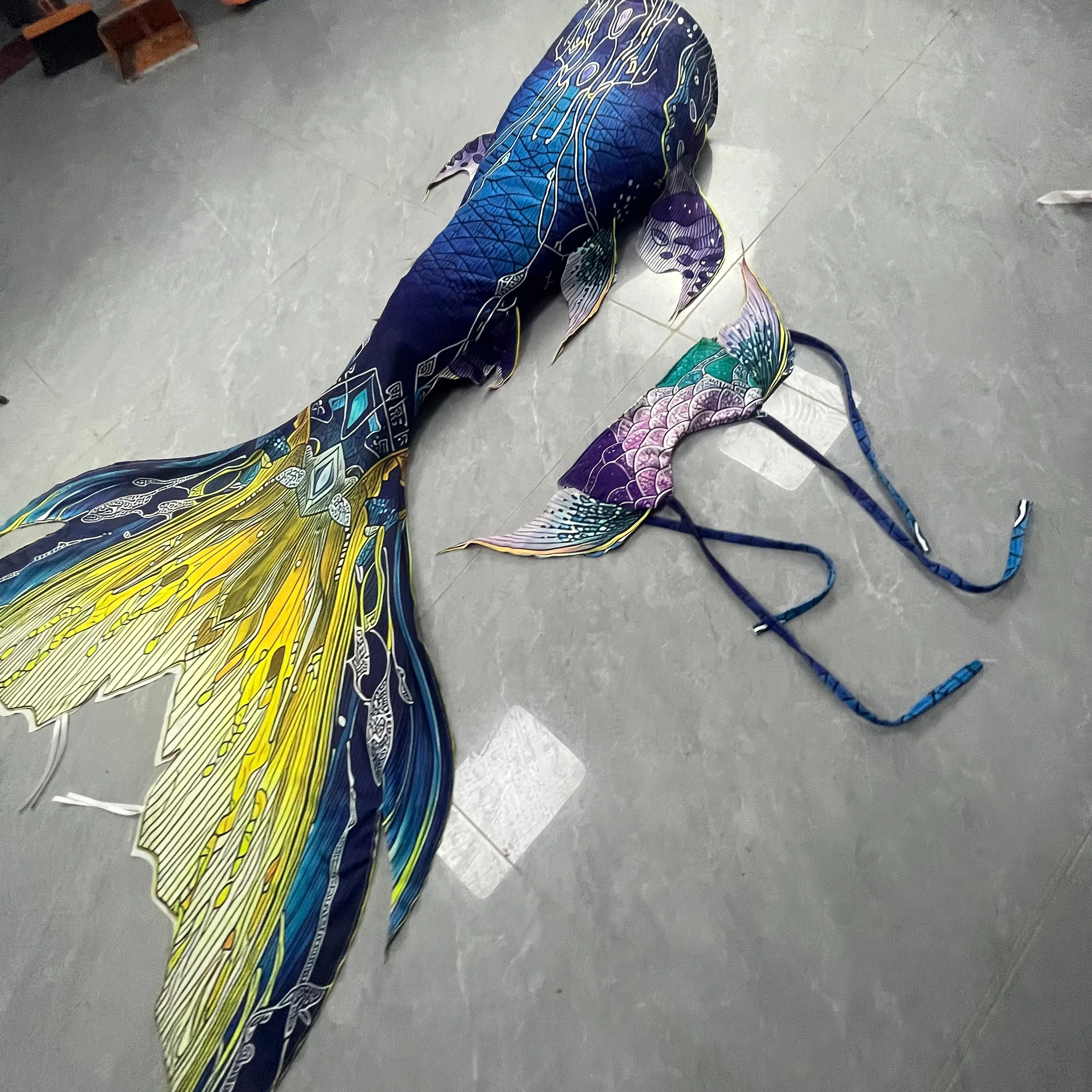 Original Mermaid Tail High-End Custom Freediving Photo Swimsuit Mermaid Skirt view 5