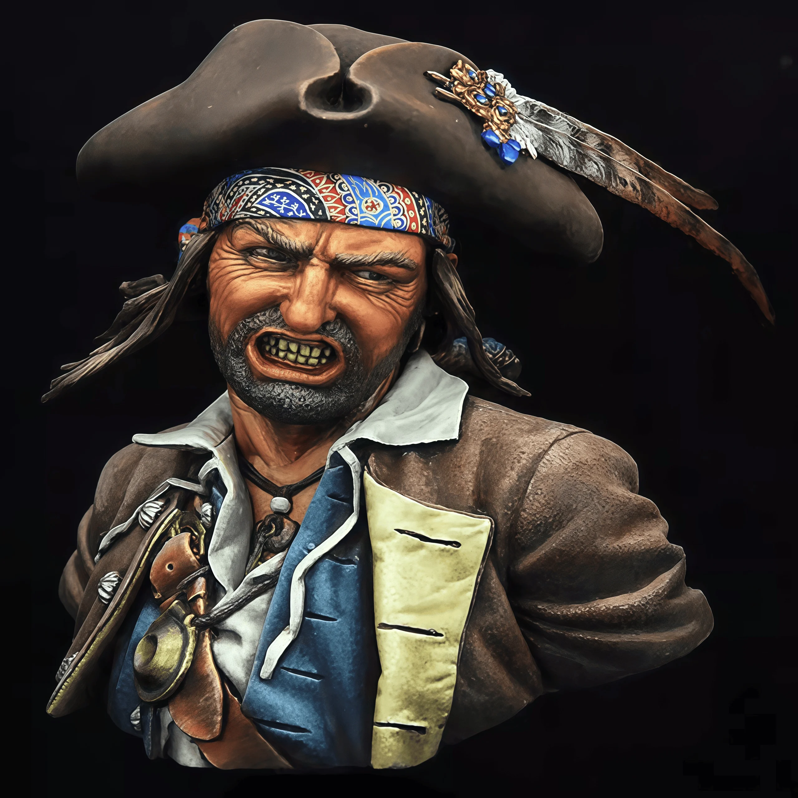 

200mm Precision 1/9 Die-casting Resin Model Kit, GK， Resin Bust Model, Unpainted