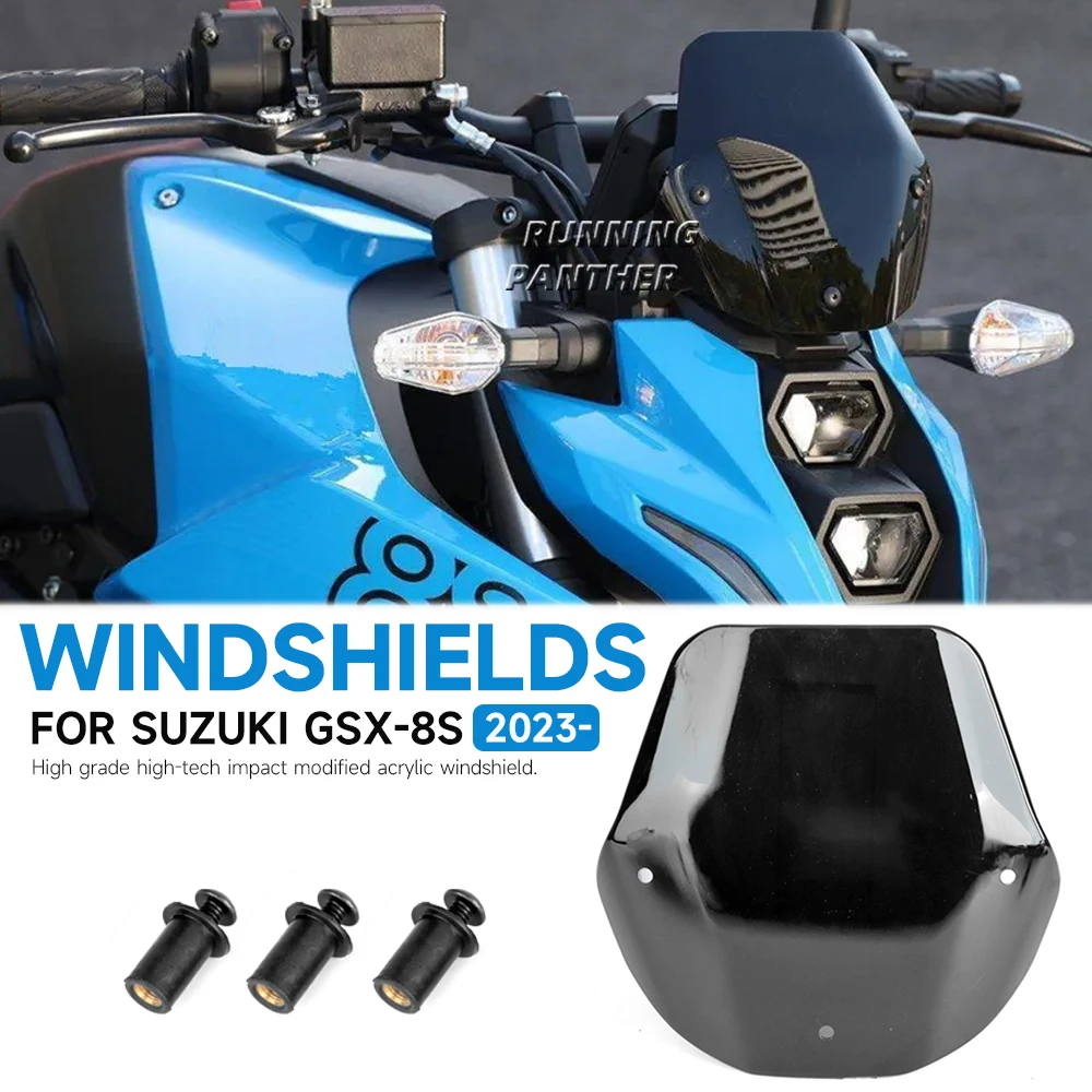 Motorcycle Windshield Windscreen For Suzuki GSX 8S GSX8S GSX-8S 2023 2024 GSX8S gsx8s Front Wind Deflectors Accessories