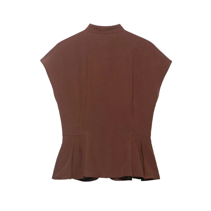 

Withered European And American Style Women's Fashion Casual Loose Skirt Style Hem Top T-shirt Woman Clothes Female Clothing