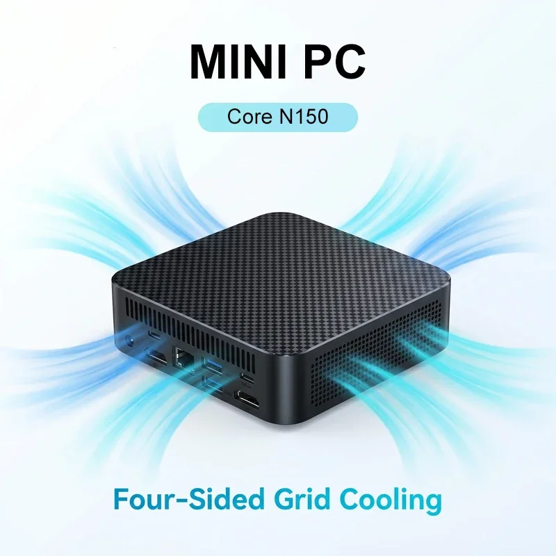 New Mini PC 2026 Intel Core N150 Small Pocket Computer 16GB RAM 1TB SSD WiFi 6 BT5.2 Gaming Desktop PC Portable