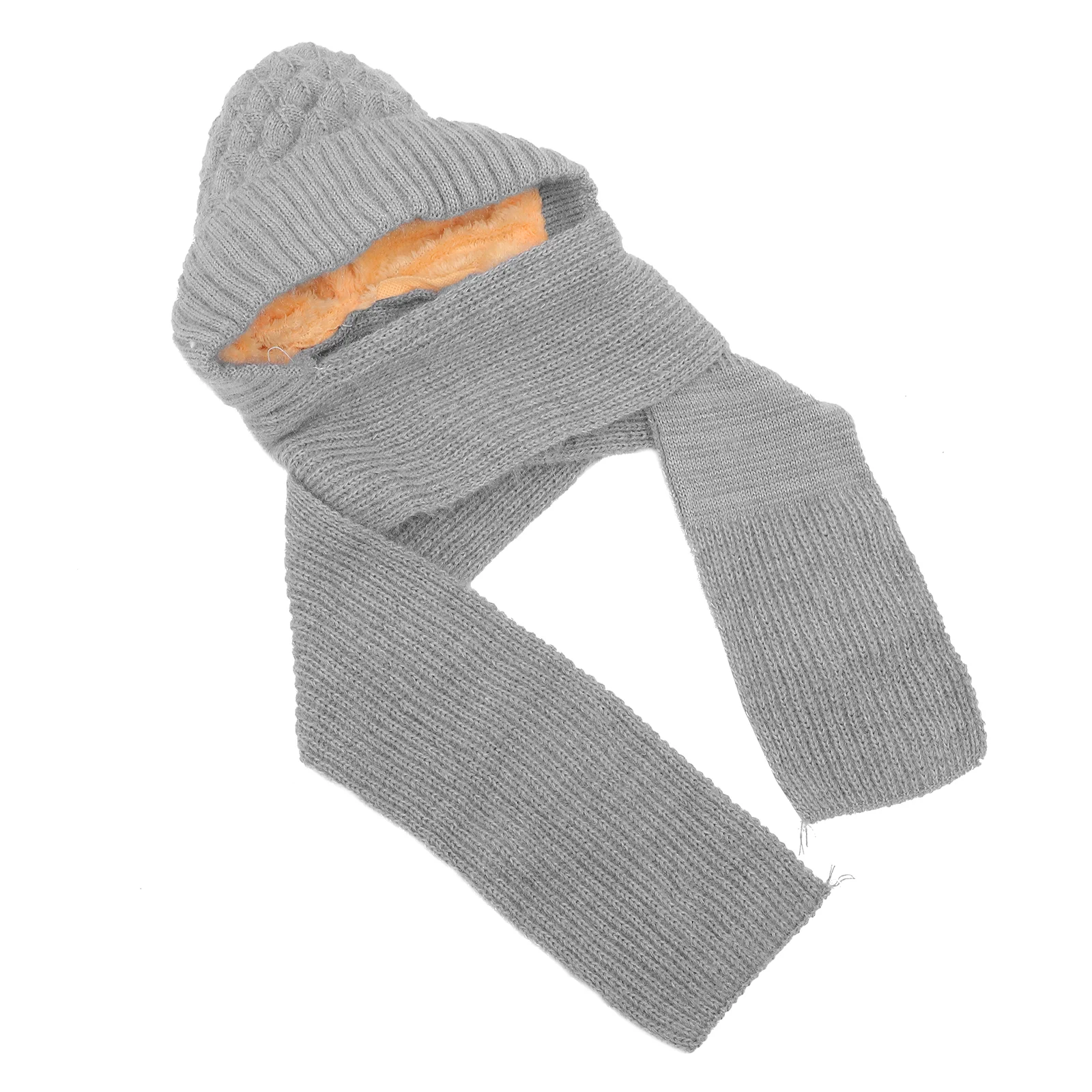 Beanie Scarf Hoodie Hoodies Scarves for Women Warm Hooded Neck Warmer Girls Tab Miss