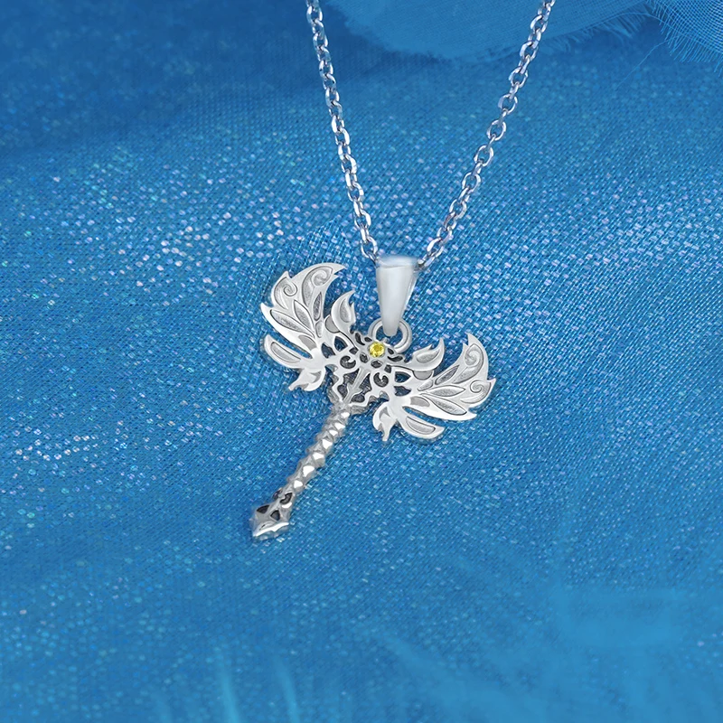 Soul Land Of Warriors 2: The Unrivaled Tang Sect Douluo Dalu الرسوم المتحركة المشتقة الرسمية وانغ دونجر قلادة فضية