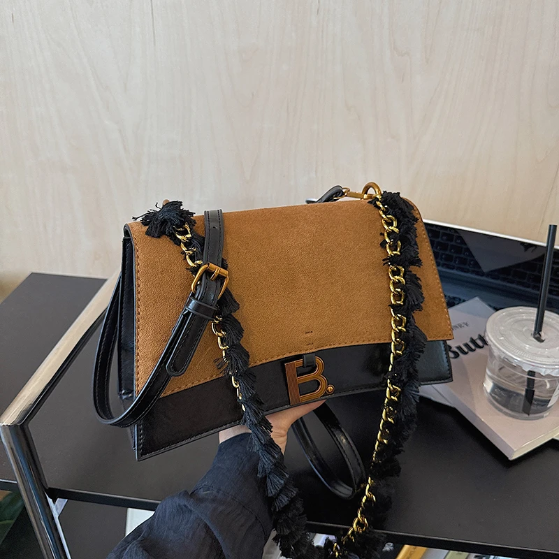 Bolso cruzado minimalista para mujer para salidas de oficina con Material PU mate bolsillo antirrobo ligero estilo moderno