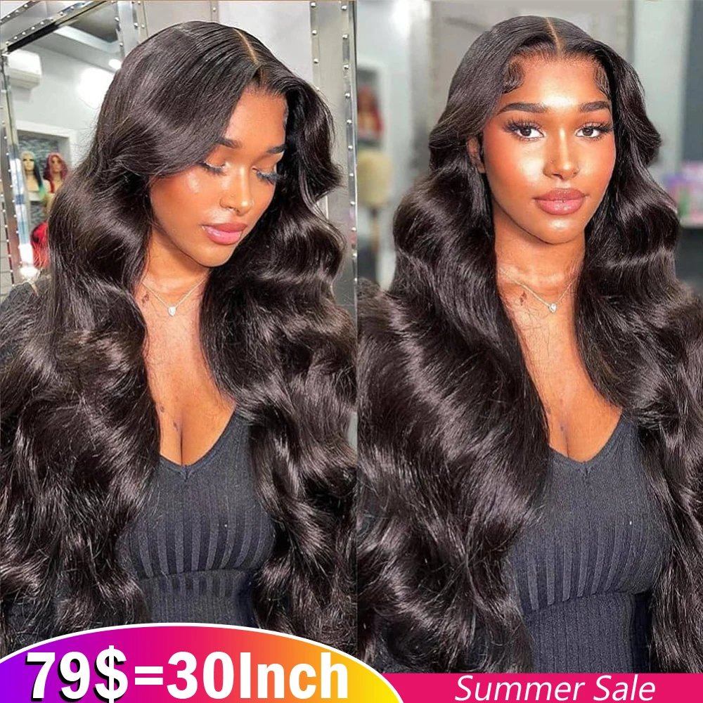 

30inch Body Wave Wigs 13x6 HD Lace Frontal Wig Glueless Wigs Ready to Wear 4X4 6X6 Lace Closure Wig Cheap Wigs on Sale Clearance