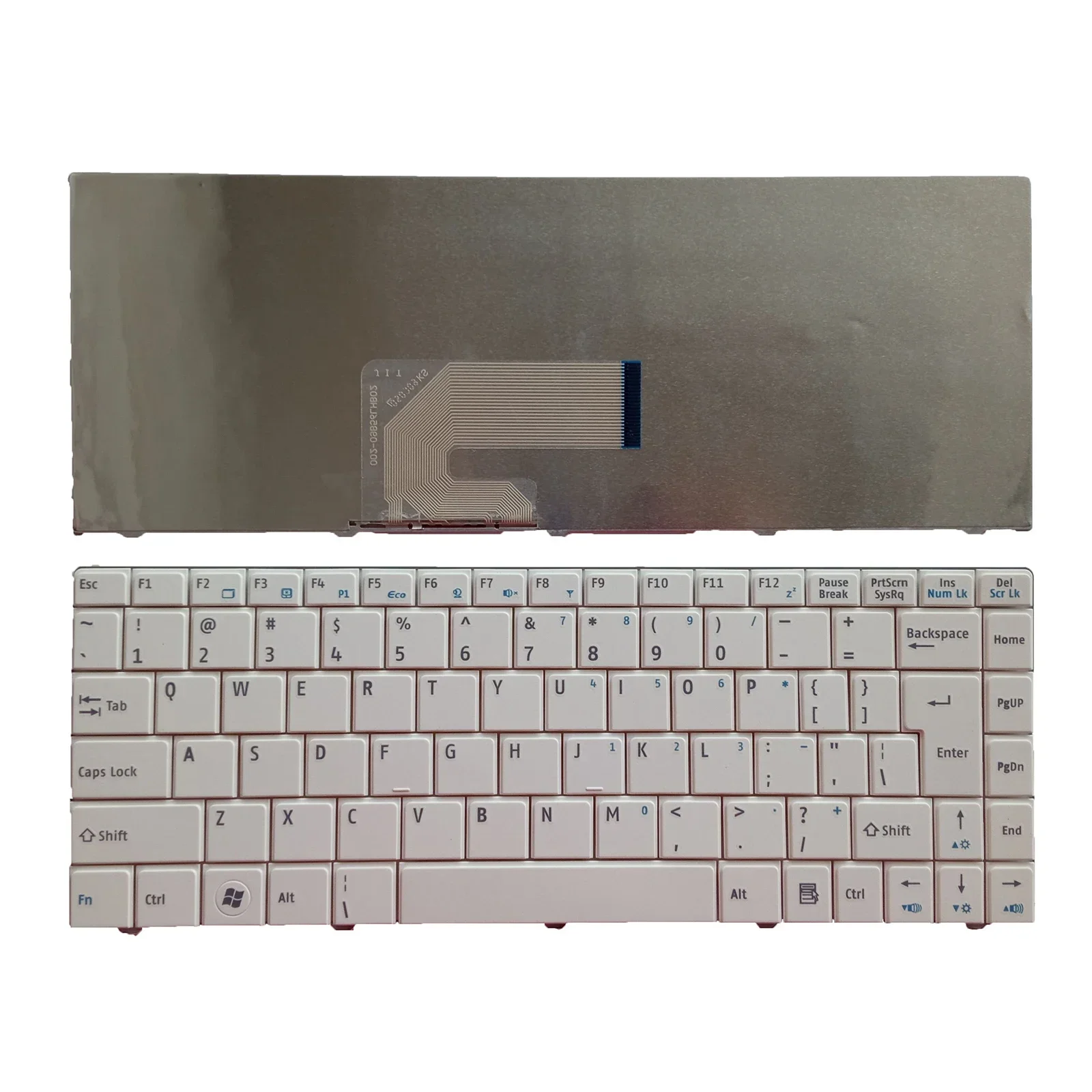 

newNew UI Laptop keyboard For MSI CR400 EX460 U200 ULV723 X300 X320 X340 X400 white