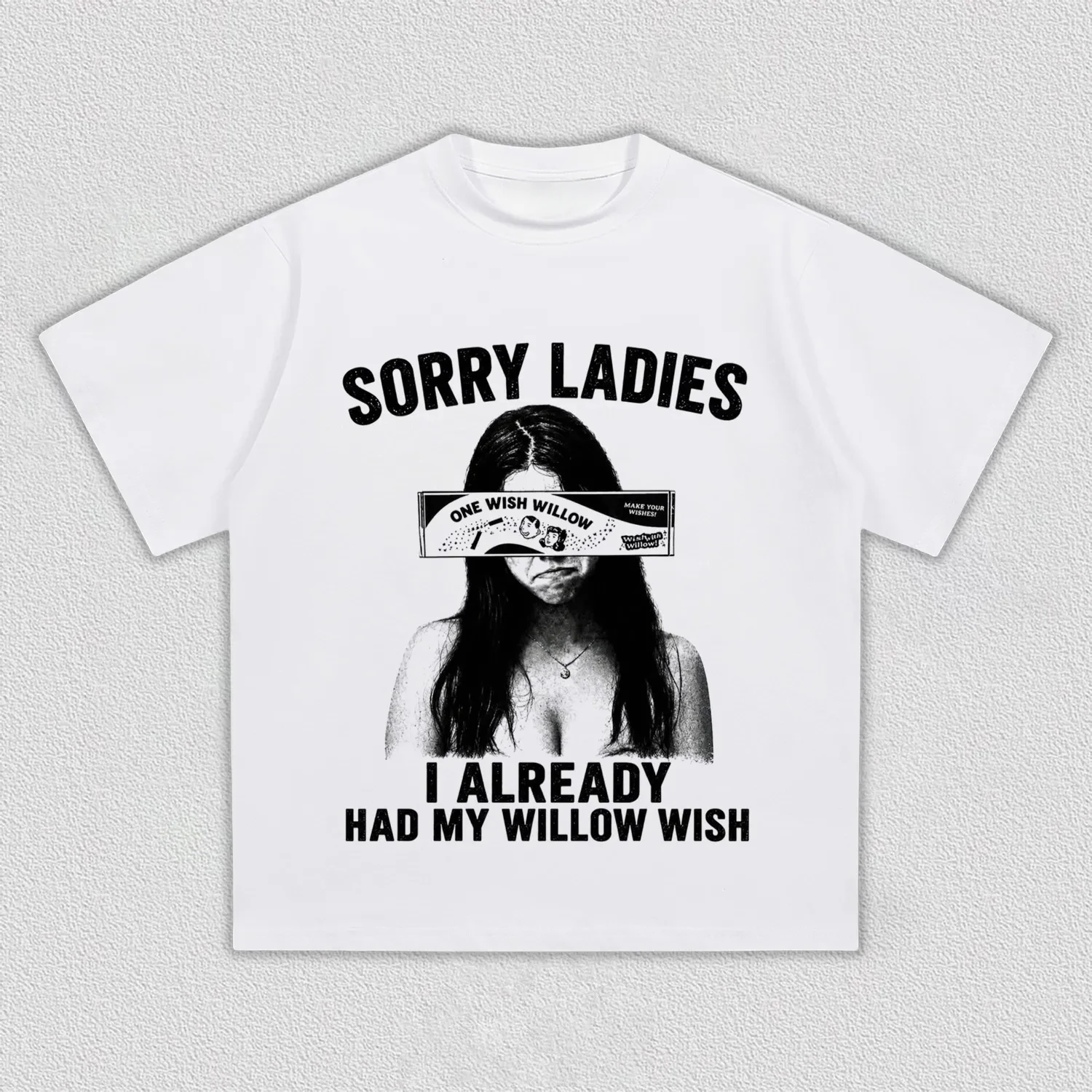 Obsession One Wish Willow SORRY LADIES Graphic 2026 T-shirt 100% coton unisexe pour hommes et femmes, T-shirt décontracté populaire Y2k Horror