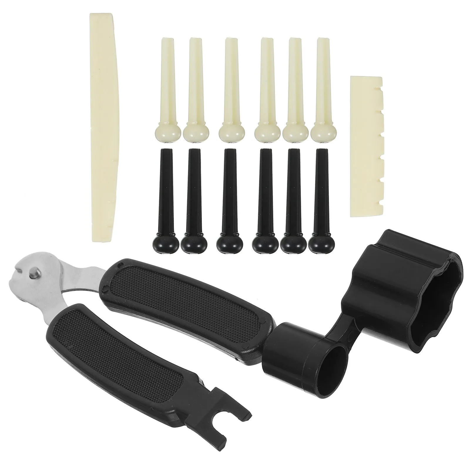 

Набор из 1 комплекта колышков для гитарного бриджа с инструментом для намотки и обрезки струн для акустической гитары, набор для обслуживания и ремонта, инструменты и аксессуары