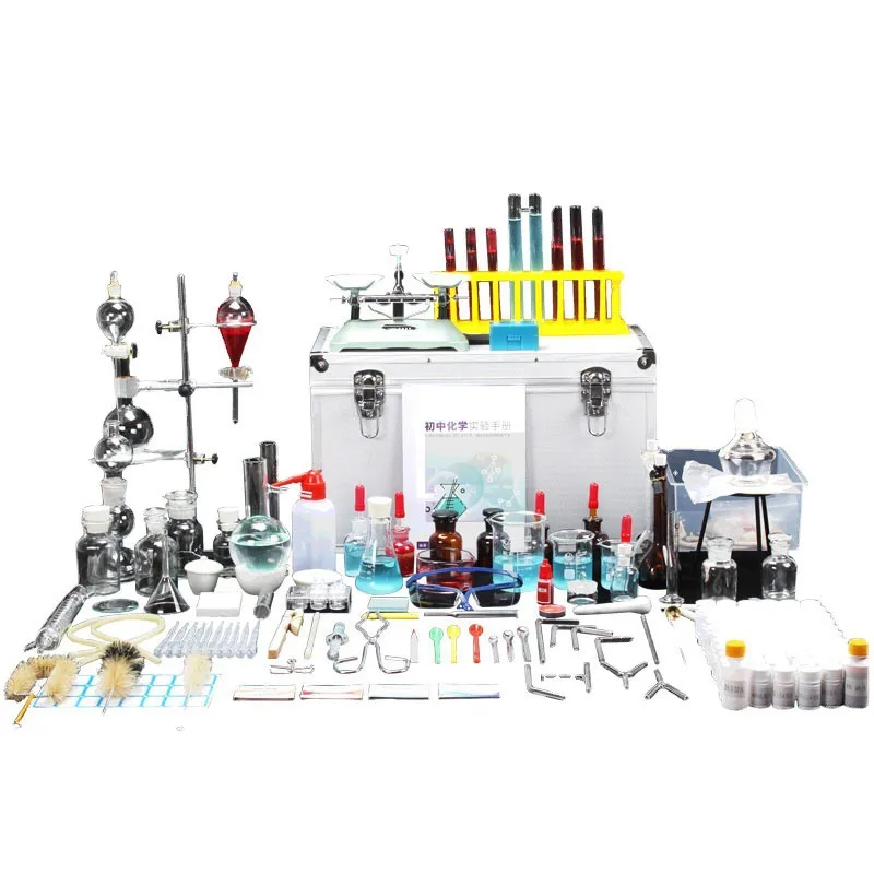 Kit d\'invitation chimique pour collège, ensemble expérimental, appareil de laboratoire