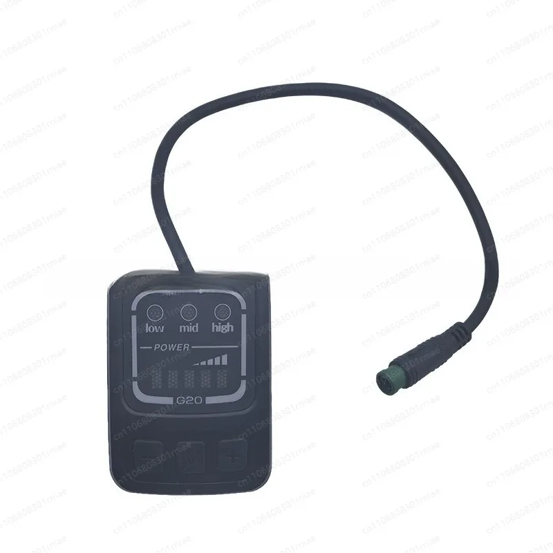 

Дисплей-индикатор мощности G20 для электровелосипедов и электросамокатов 24В/36В/48В, водонепроницаемый кабель