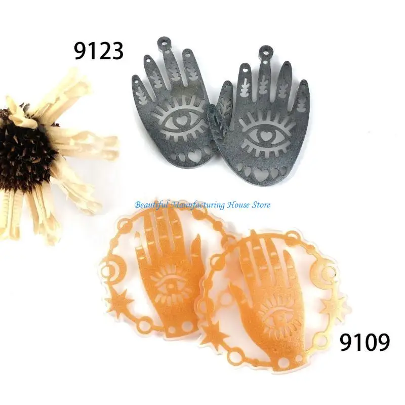 

E56A 30 Styles Combined Earring Combination Ornament Molds Epoxy Jewelry Mold Resin Casting Pendant Mold Suitable for Diy