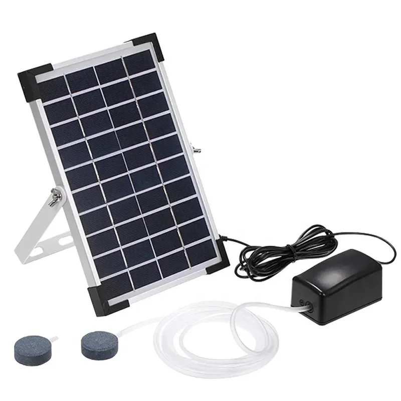 

5W Fish Tank Oxygenator Aquarium Oxygen Aerator solar air pump for fish pond oxygenation pump