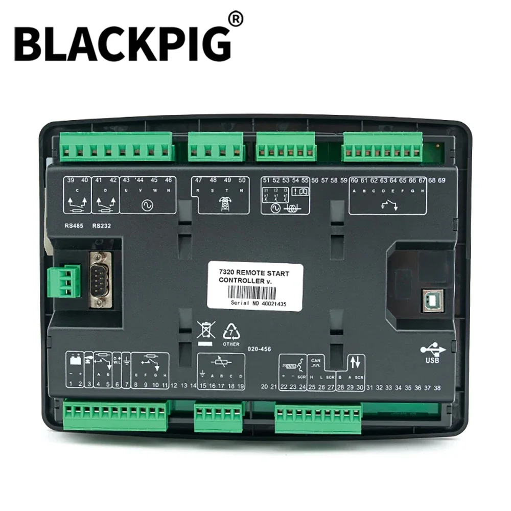 Copy 7320 Generator Controller Panel Replace Original DS7320 MKII AMF Auto Start Mains (Utility) Failure Control Module