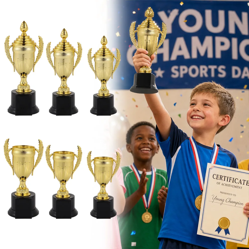 Children's Trophy Awards Competition Soccer School Rewarding Supply Winner Award Trophy Plastic Model Craft Souvenirs