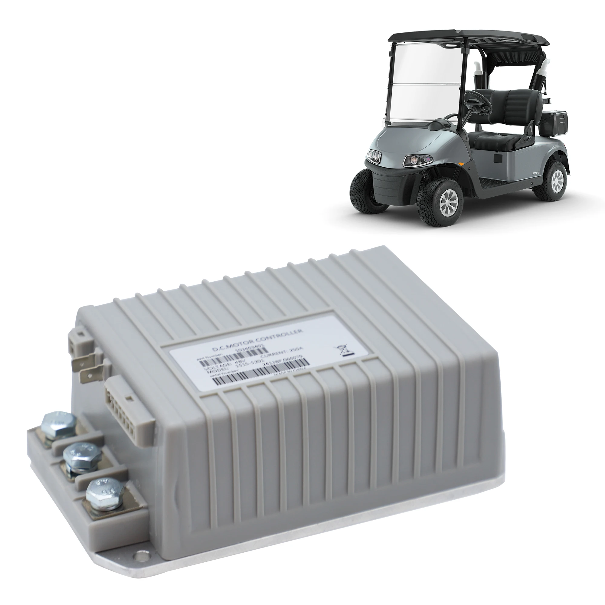 

1515-5201 Контроллер скорости двигателя постоянного тока 48 В 250 А 103982301 103403401 Подходит для Club Car Precedent DS 2009-UP, детали вилочного погрузчика для гольф-каров