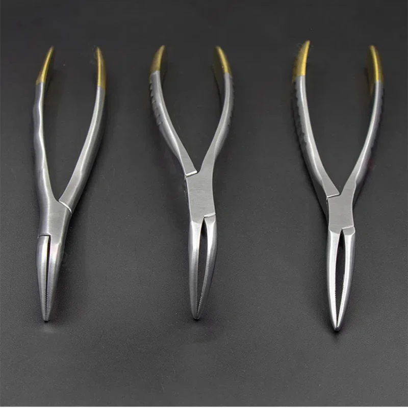 1pc High Quality Dentistry Root Fragment Tooth Extraction Forceps Pliers Instrument Dental Curved Maxillary Mandibular Tools