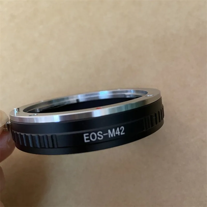 1PCS EOS-M42 Adapter Ring Suitable Lens for Canon EOS EF to M42 Screw Mount Camera Macro