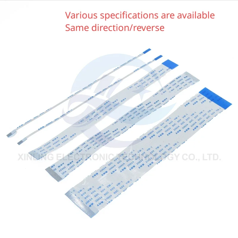

10PCS FPC FFC Ribbon Flexible Flat Cable 4/6/8/10/12/14/16/18/20-60 Pin Pitch 0.5MM A-Type Wire Length 5/10/15/20/25/30CM