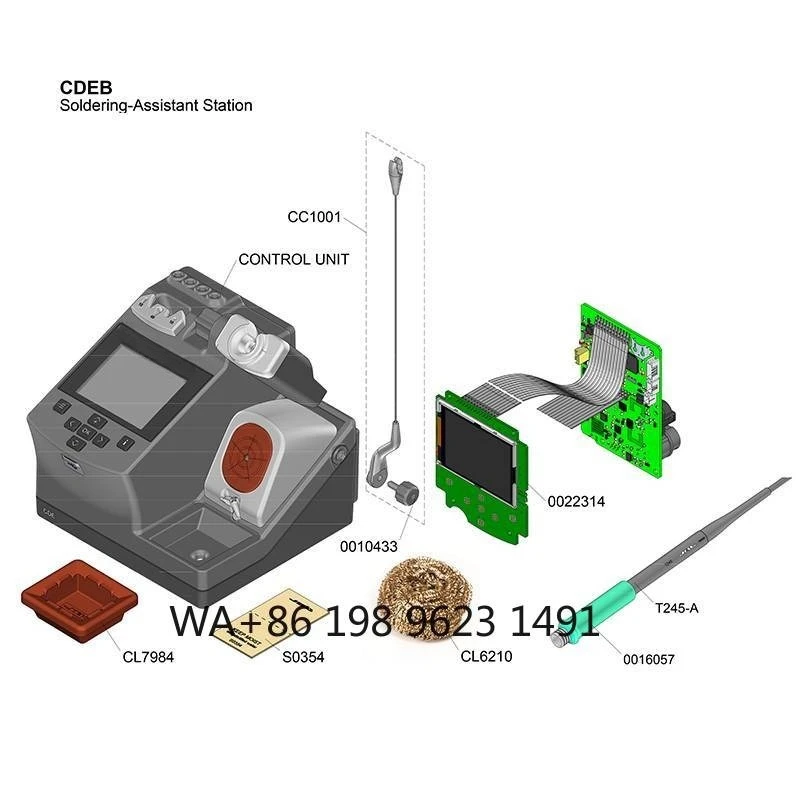 

230V Digital Precision Soldering Station T245 Handle High Efficiency Electronic Circuit Professional Welding Repair Tool