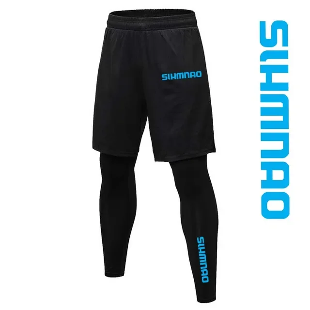 

2025 Cycling, Hiking, Tight Casual Stretch Two Piece Fitness Running Pants, Men's Outdoor Wilderness Exploration Fishing Pants